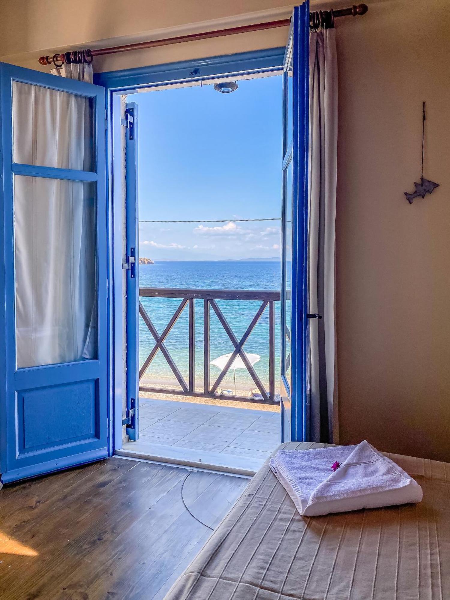 Kyparissis Beach Houses Skala Mistegnon Eksteriør bilde